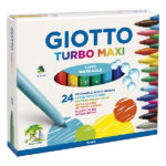 ماژیک نوک نمدی 24 رنگ جیوتو مدل Turbo Maxi