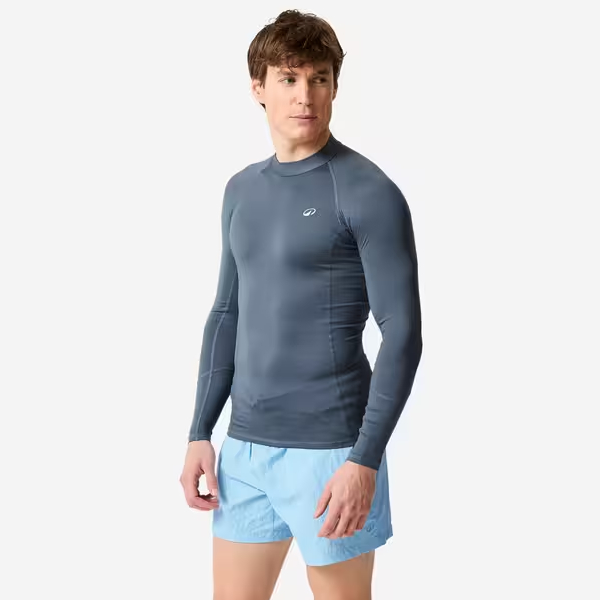 تیشرت آستین بلند مردانه دکتلون مدل 100 Slim Fit