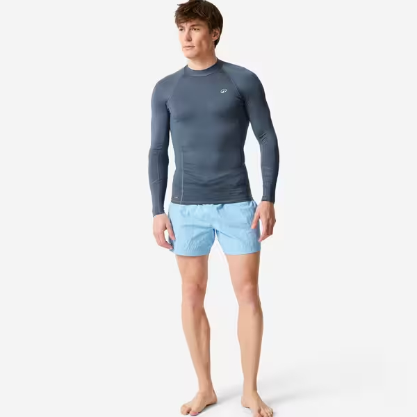 تیشرت آستین بلند مردانه دکتلون مدل 100 Slim Fit