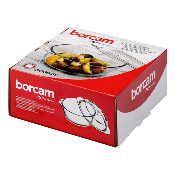 ظرف پخت دربدار 1450 سی سی بورجام مدل BORCAM کد 59023