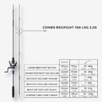 ست چوب و چرخ ماهیگیری کاپرلان مدل Resifight 100