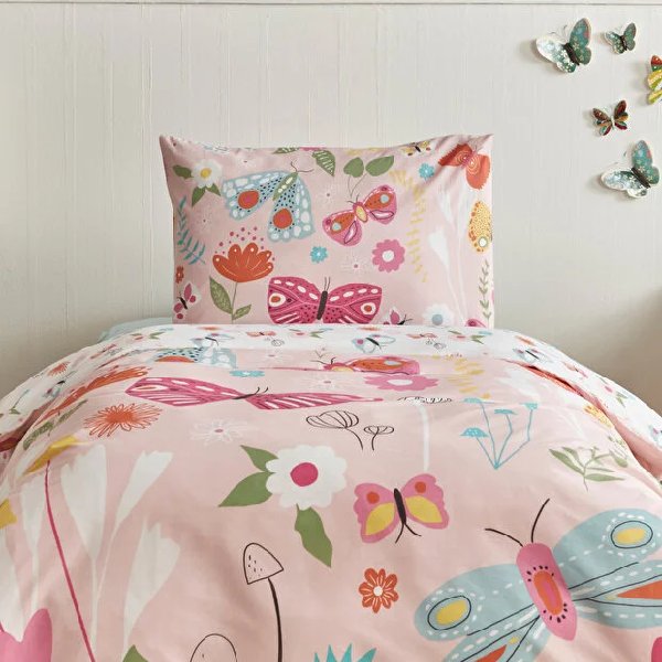 سرویس روتختی 1 نفره کاراجا هوم مدل Young Butterfly