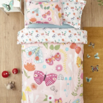 سرویس روتختی 1 نفره کاراجا هوم مدل Young Butterfly