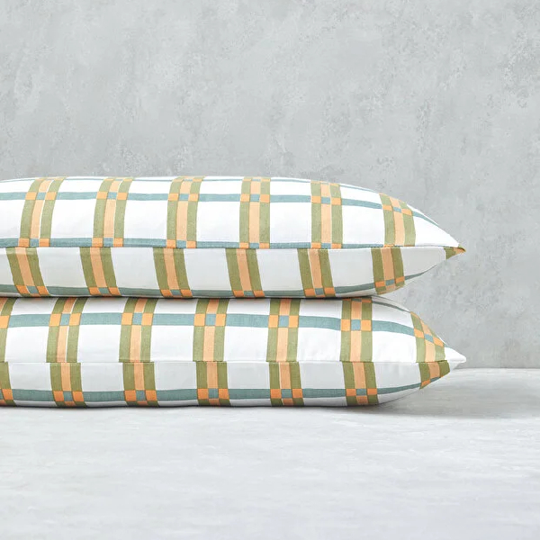 روبالشی 2 عددی 50 × 70 سانتی متر انگلیش هوم مدل Summer Plaid
