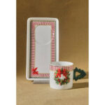 ست فنجان قهوه خوری 2 نفره کاراجا هوم مدل New Year Wreath - Image 10