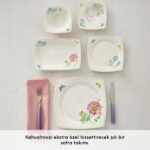 سرویس صبحانه خوری 6 نفره 26 پارچه کاراجا هوم مدل Velora - Image 2