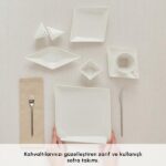 سرویس صبحانه خوری 6 نفره 26 پارچه کاراجا هوم مدل Origami - Image 5
