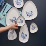 سرویس صبحانه خوری 6 نفره 26 پارچه کاراجا هوم مدل Peacock - Image 3
