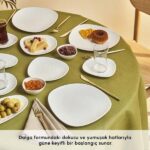 سرویس صبحانه خوری 6 نفره 26 پارچه کاراجا هوم مدل Oyster - Image 2