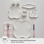 سرویس صبحانه خوری 6 نفره 28 پارچه کاراجا هوم مدل Clover - Image 4