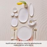 سرویس صبحانه خوری 6 نفره 34 پارچه کاراجا هوم مدل Stream Bone Middle - Image 4