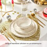 سرویس غذاخوری 2 نفره 8 پارچه کاراجا هوم مدل Love - Image 5