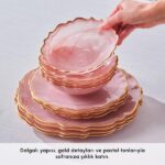 سرویس غذاخوری 6 نفره 18 پارچه کاراجا هوم مدل Icequeen - Image 3