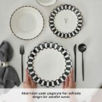 سرویس غذاخوری 6 نفره 24 پارچه کاراجا مدل Elegance Bone Aries - Image 4