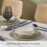 سرویس غذاخوری 6 نفره 24 پارچه کاراجا هوم مدل Elegance - Image 4