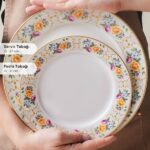 سرویس غذاخوری 6 نفره 24 پارچه کاراجا هوم مدل Forever Bone Viyan - Image 5