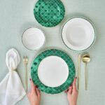 سرویس غذاخوری 6 نفره 24 پارچه کاراجا هوم مدل Emerald - Image 12