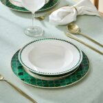 سرویس غذاخوری 6 نفره 24 پارچه کاراجا هوم مدل Emerald - Image 9