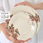 سرویس غذاخوری 6 نفره 24 پارچه کاراجا هوم مدل Roselle - Image 5