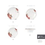 سرویس غذاخوری 6 نفره 24 پارچه کاراجا هوم مدل Roselle - Image 6