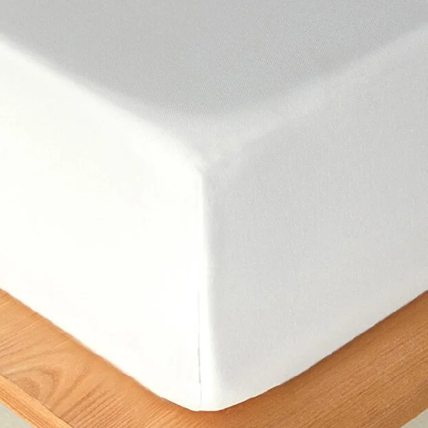 ملحفه بدون کش 160 × 240 سانتی متر انگلیش هوم مدل Twill سفید