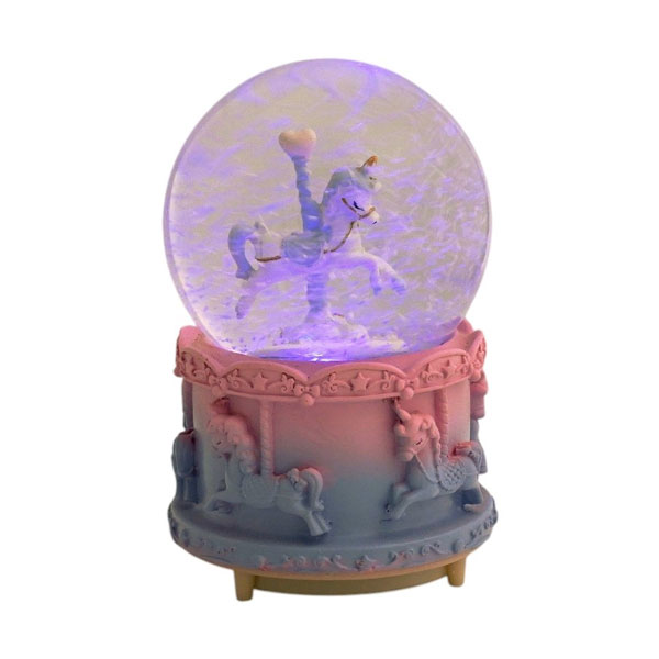 گوی موزیکال اسب چرخان کد b136