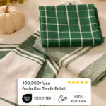 ست دستمال آشپزخانه 45 × 65 سانتی متر بلا میسون مدل Juno سبز
