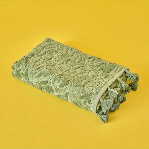 حوله 30 × 30 سانتی متر نخی بلا میسون مدل Jolia سبز