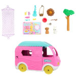 عروسک باربی مدل Chelsea 2in1 Camper کد HNH90