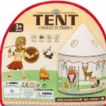 چادر بازی کودک مدل Indian tent طرح سرخپوستی
