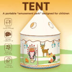 چادر بازی کودک مدل Indian tent طرح سرخپوستی
