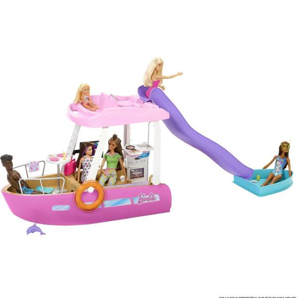 1114837-1 عروسک باربی مدل Dream Boat کد HJV37 مجموعه 23 عددی