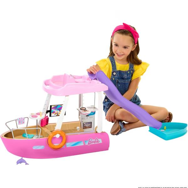 عروسک باربی مدل Dream Boat کد HJV37 مجموعه 23 عددی