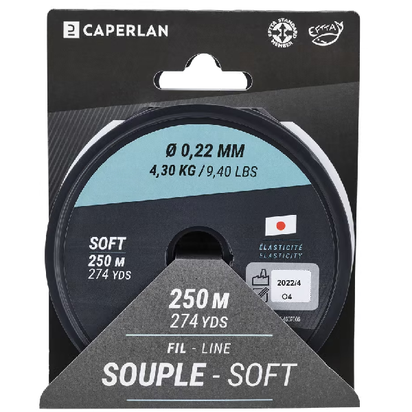 نخ ماهیگیری کاپرلان مدل Soft Cristal 250