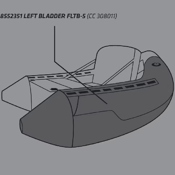 قطعه یدکی قایق بادی کاپرلان مدل FLTB-5
