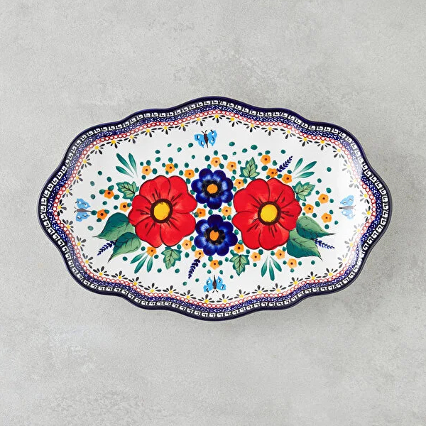 دیس سرامیکی 35 سانتی متر انگلیش هوم مدل Whimsy Stoneware