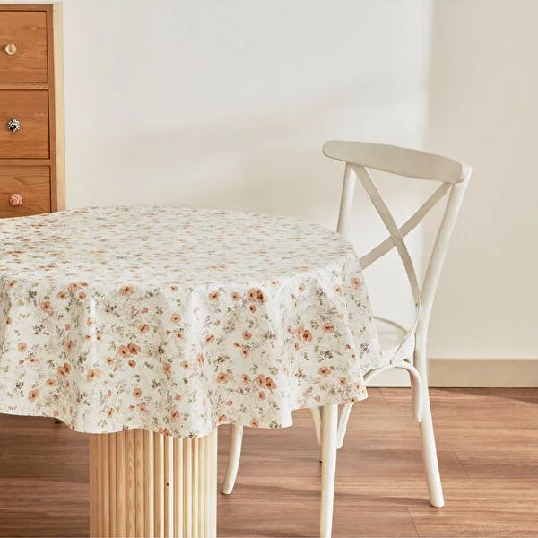 رومیزی گلدار 140 × 200 سانتی متر کاراجا هوم مدل Dora نارنجی