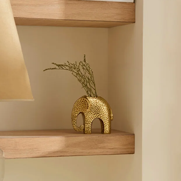 مجسمه فیل 11 سانتی متر کاراجا هوم مدل Tiny Elephant طلایی