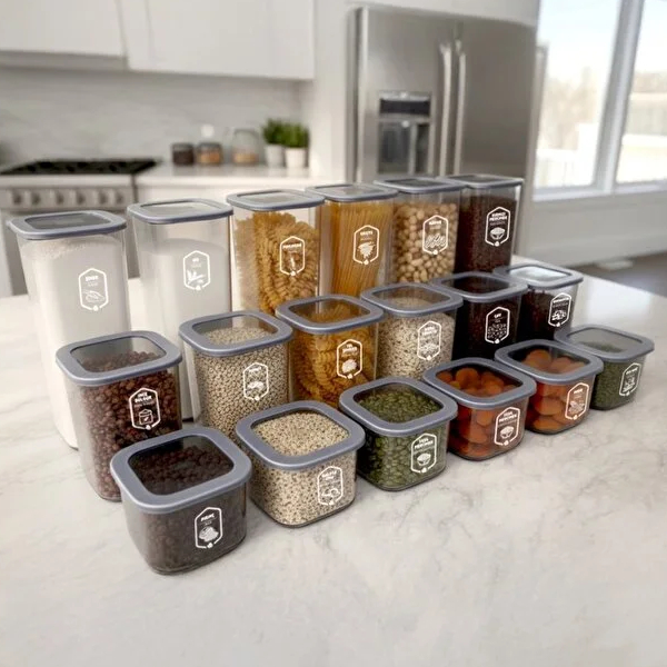 بانکه 18 پارچه کیچن لایف مدل Square