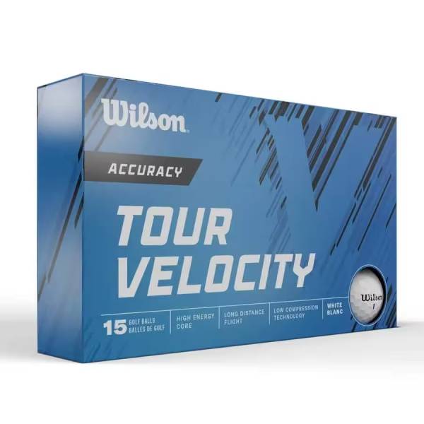 توپ گلف ویلسون مدل Tour Velocity Accuracy بسته 15 عددی
