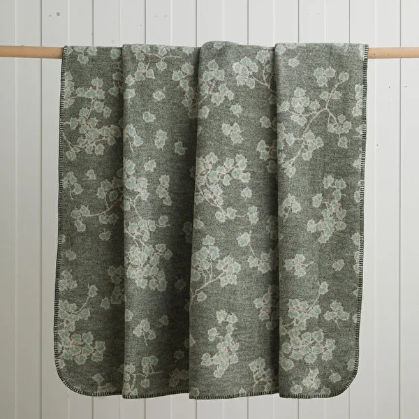 پتو دو نفره 200 × 220 سانتی متر انگلیش هوم مدل Retro Leaf سبز