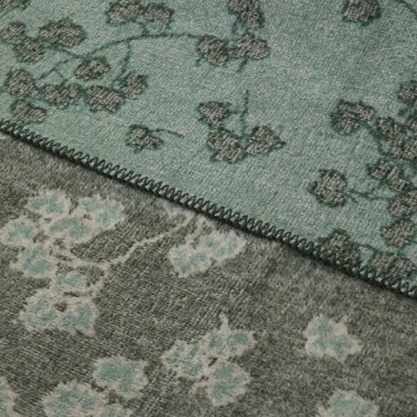 پتو دو نفره 200 × 220 سانتی متر انگلیش هوم مدل Retro Leaf سبز