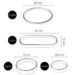 سرویس صبحانه خوری 14 پارچه 6 نفره کیچن لایف مدل Axial