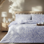 سرویس روتختی دو نفره انگلیش هوم مدل Leaf Dream آبی