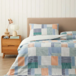 سرویس روتختی دو نفره انگلیش هوم مدل Weave سبز