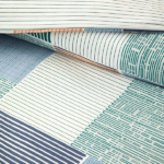 سرویس روتختی دو نفره انگلیش هوم مدل Weave سبز