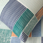 سرویس روتختی دو نفره انگلیش هوم مدل Weave سبز