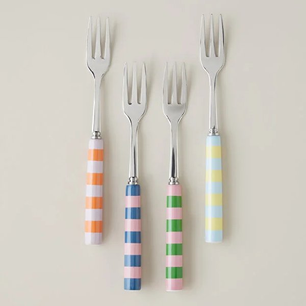 ست ۴ عددی چنگال کوکتل انگلیش هوم مدل Colorline