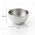 ست 4 پارچه پیاله سرو تنقلات استیل کیچن لایف مدل Stainless Steel