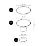 سرویس صبحانه خوری 11 پارچه 6 نفره کیچن لایف مدل Ribbon